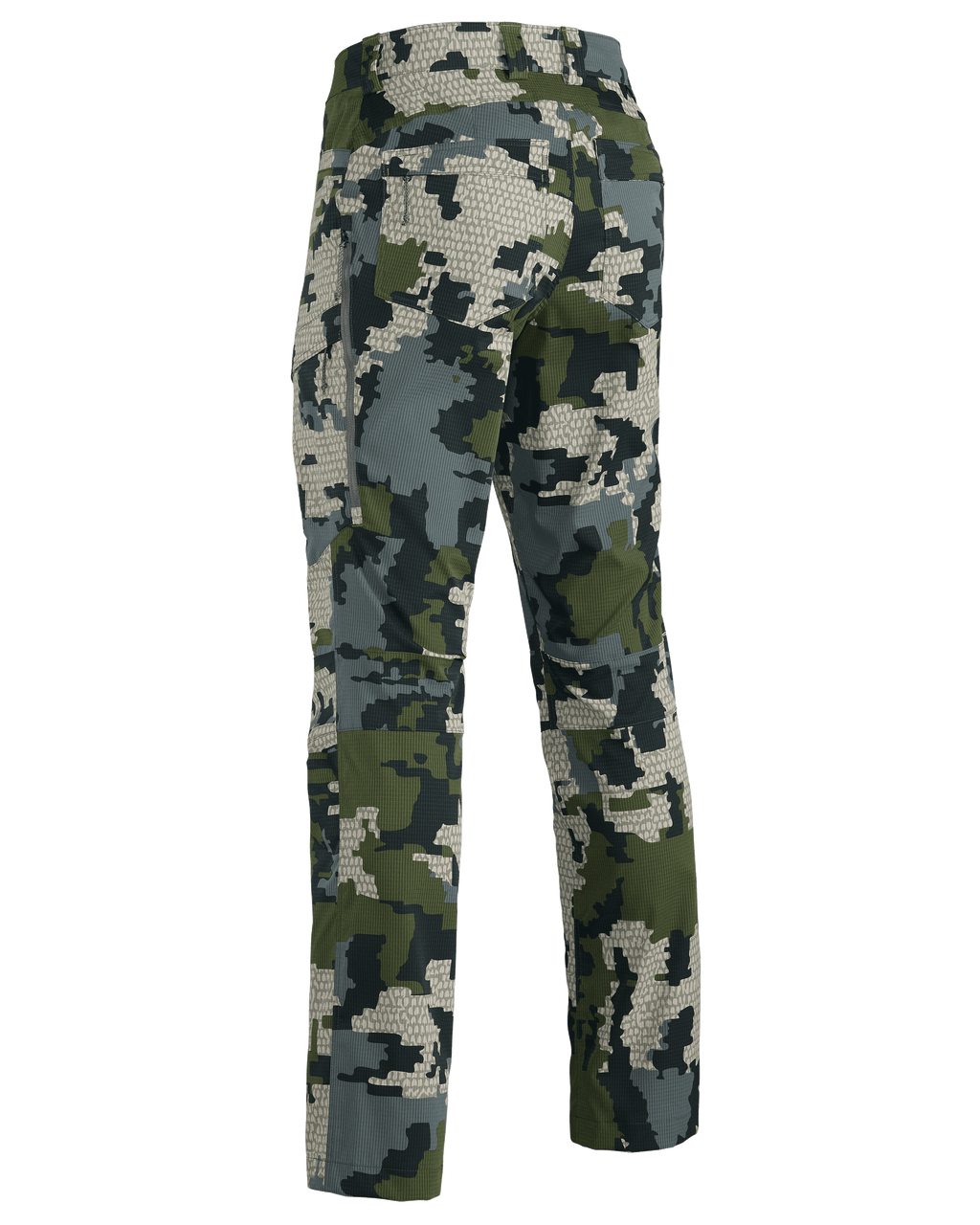 Back of Women's Tiburon Pant in Verde Camouflage