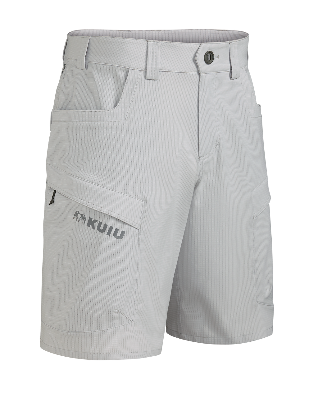 Front of Tiburon 10″ Short in Lunar Grey