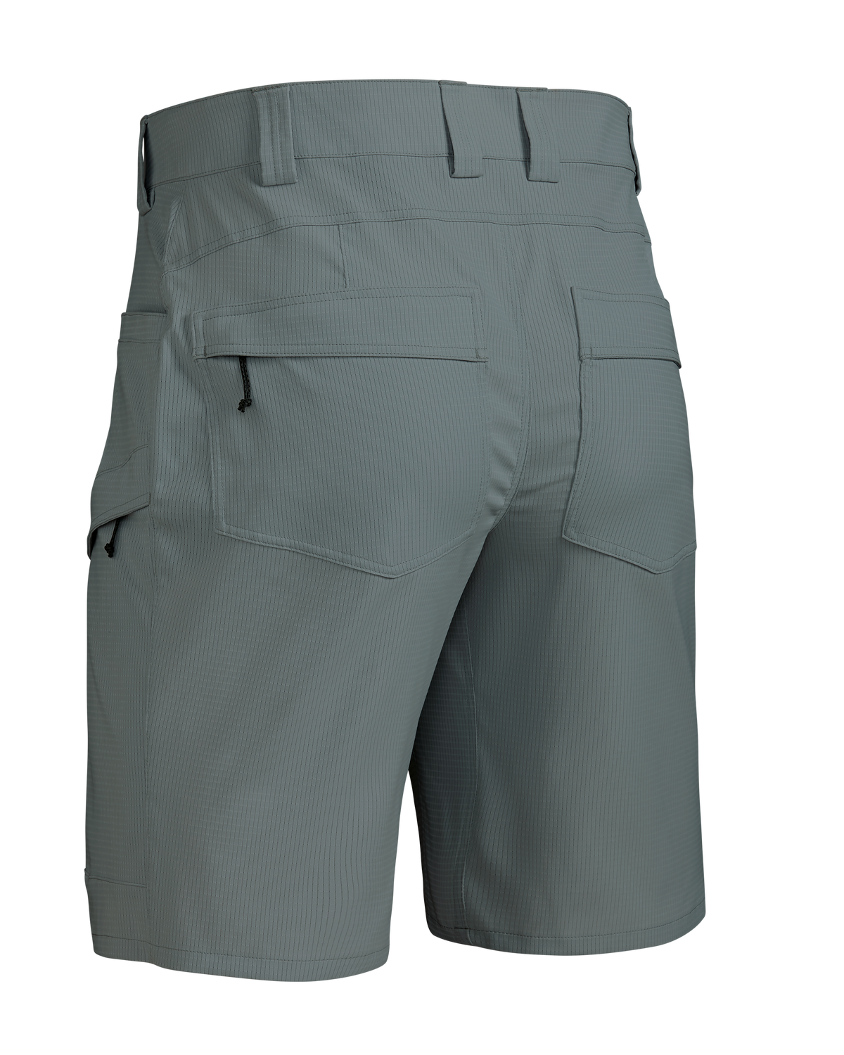 Back of Tiburon 10″ Short in Slate Grey