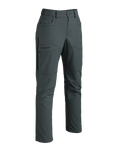 Front of Women's Kutana Stretch Woven Pant in Gunmetal Grey
