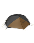 Front of Mountain Star Two Person Tent in Gunmetal Camel Color