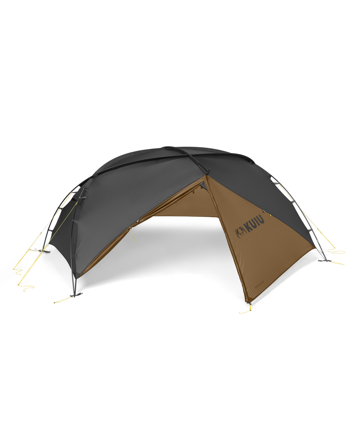 Pitched Mountain Star 2 Person Tent with opened front vestibule cover