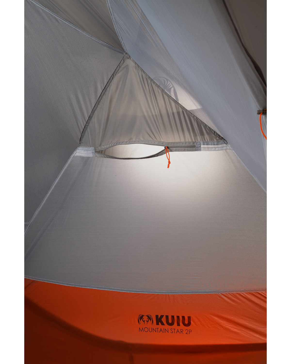 interior Mountain Star 2 Person Tent vent zipper