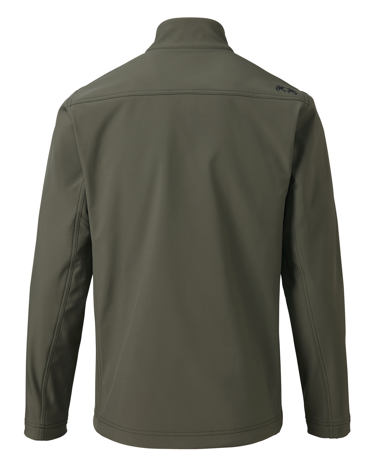 Back of Alpine Jacket in Ash Brown