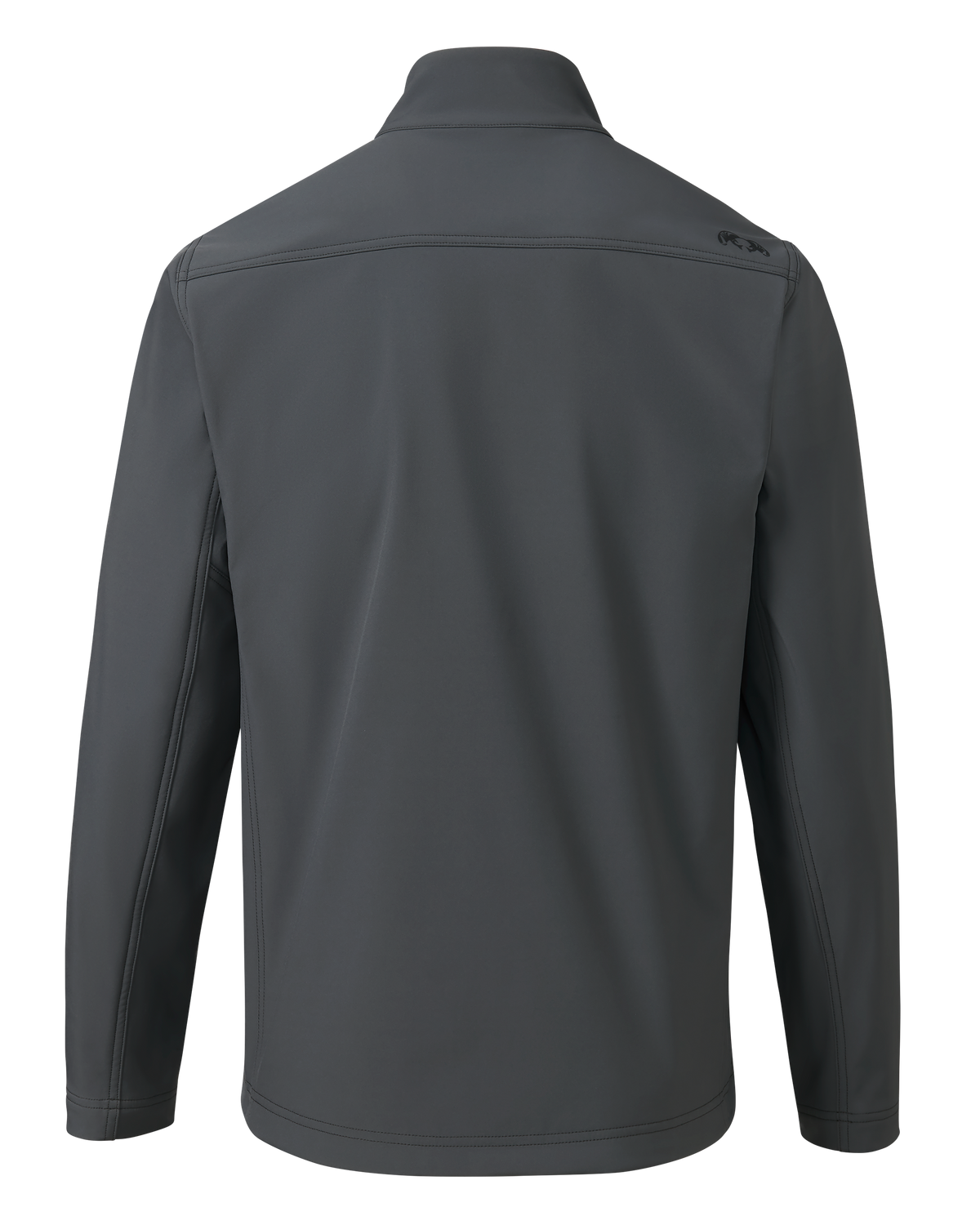 Back of Alpine Jacket in Gunmetal Grey