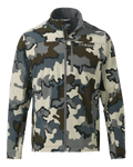 Front of Alpine Jacket in Vias Camouflage
