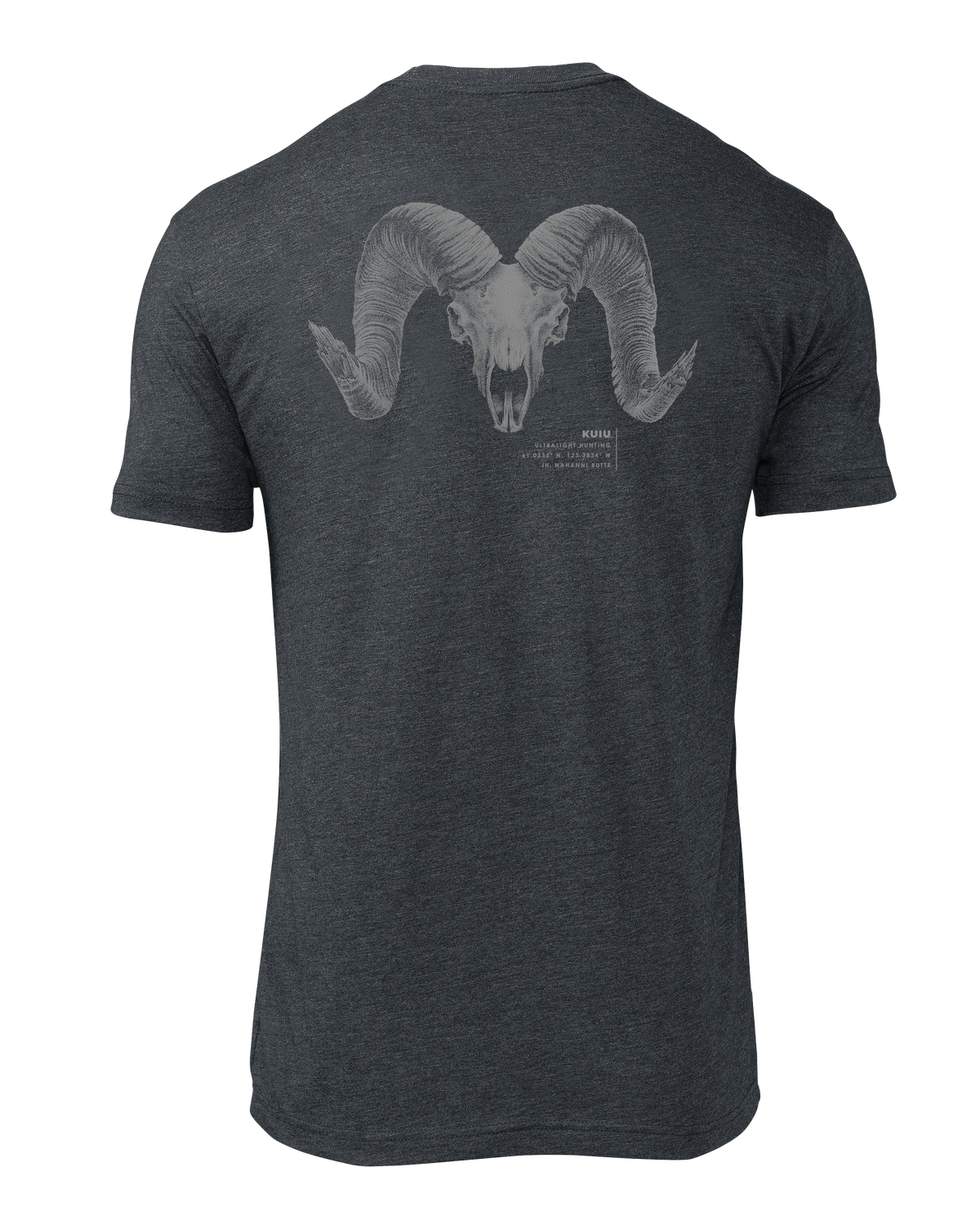 Back of Nahanni Butte Inner Circle T-Shirt Charcoal Grey
