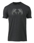 Front of KUIU Engraved Ram T-Shirt in Charcoal