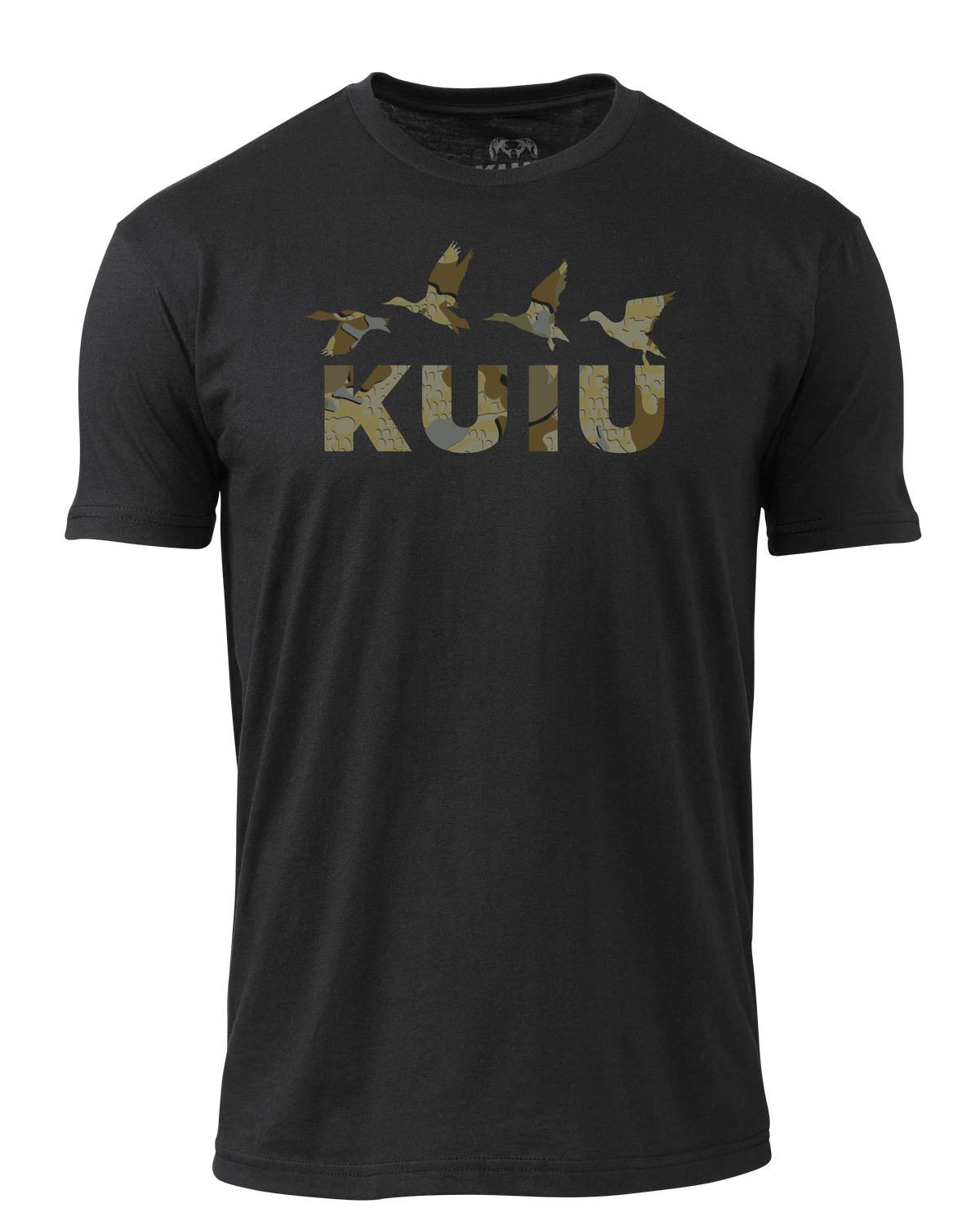 Front of KUIU Valo Duck T-Shirt in Black