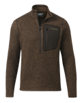 Front of Base Camp Pullover Sweater in Grizzly Brown Heather