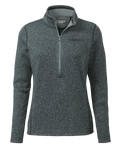 Front of Women's Base Camp Pullover Sweater in Tempest Heather Green