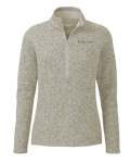 Front of Women's Base Camp Pullover Sweater in Woodsmoke Heather