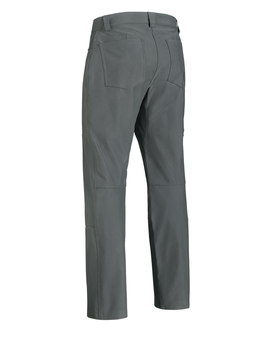 Back of Brawley Pant in Gunmetal Grey