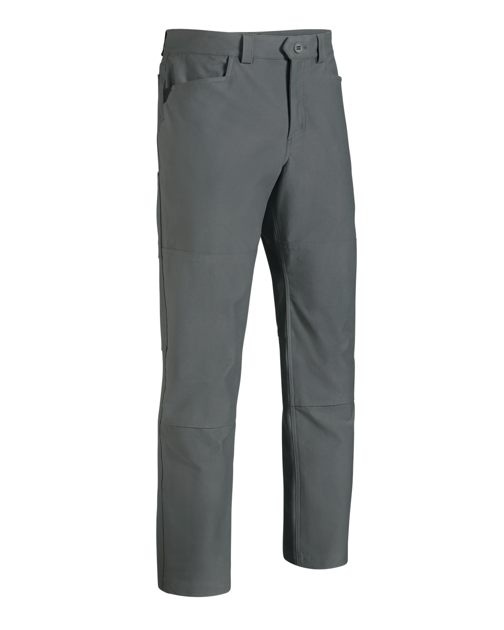 Front of Brawley Pant in Gunmetal Grey