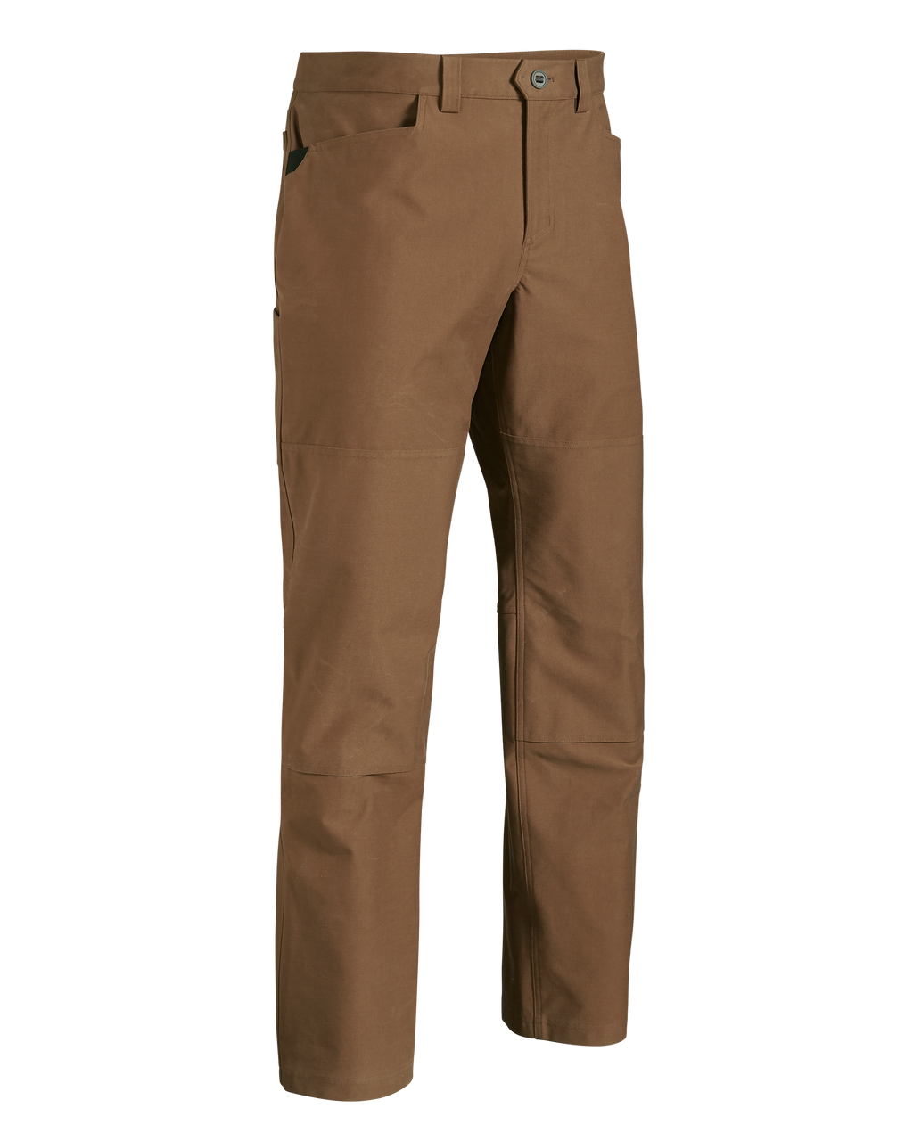 Front of Brawley Pant in Saddle Brown