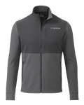 Front of Bicomp Jacket in Gunmetal Grey