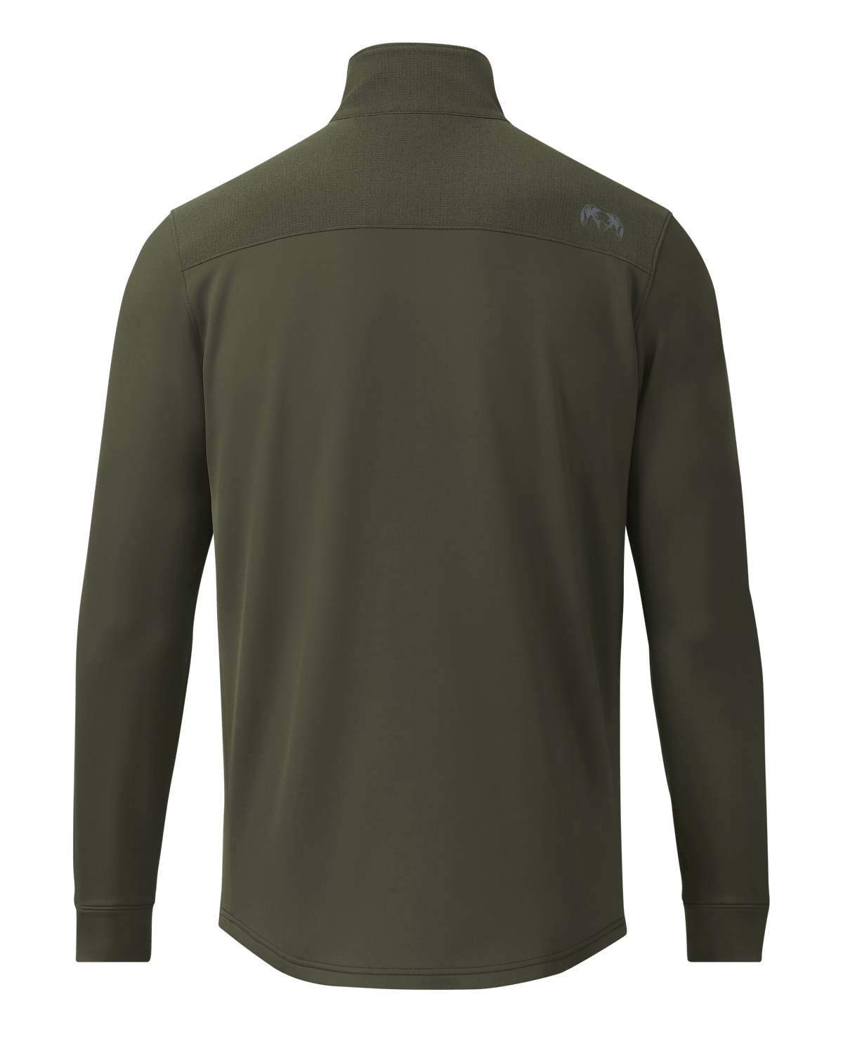 Back of Bicomp Jacket in Wildwood Green