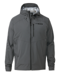 Front of Northridge Rain Jacket in Gunmetal Grey