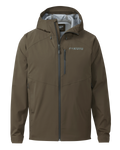 Front of Northridge Rain Jacket in Major Brown