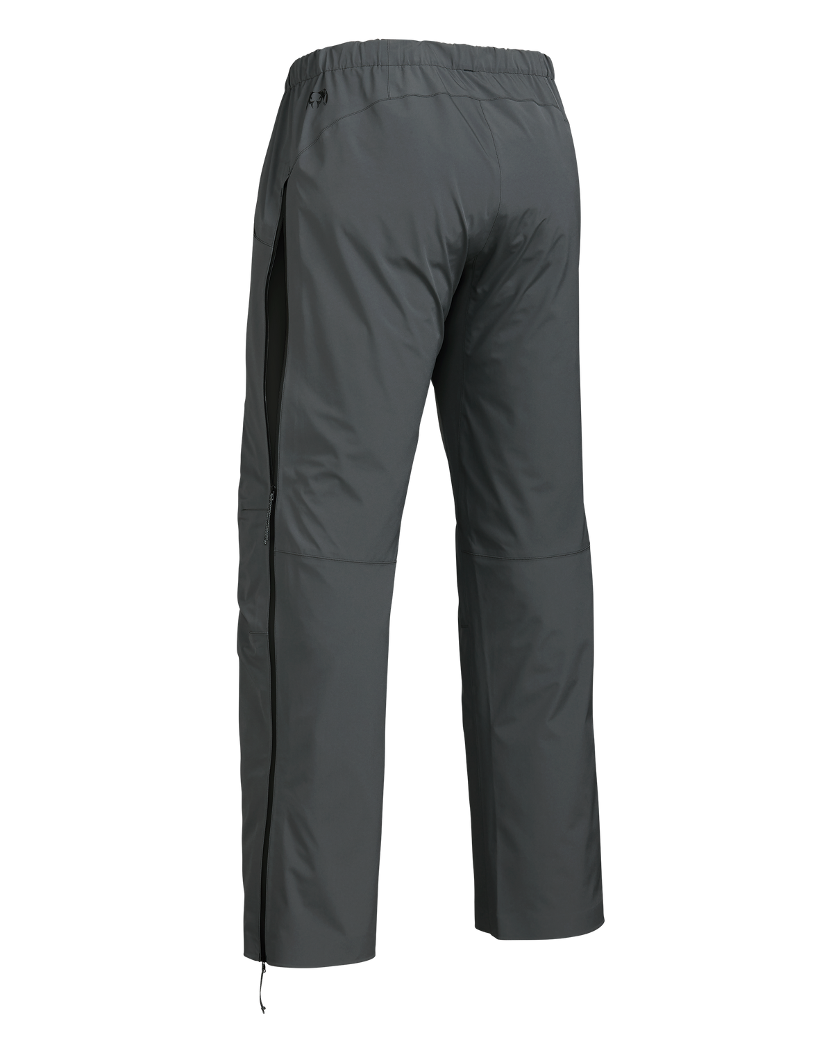 Back of Northridge Rain Pant in Gunmetal Grey