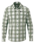 Front of Borrego LS Shirt in Buckbrush Plaid