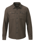 Front of Field Flannel Shirt in Rodeo Brown
