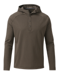 Front of Dura-Knit Hoodie in Rodeo Brown