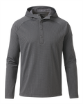 Front of Dura-Knit Hoodie in Castle Rock Grey