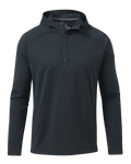 Front of Dura-Knit Hoodie in Nightfall Blue