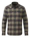 Front of Laredo LS Shirt Vias Ombre Plaid