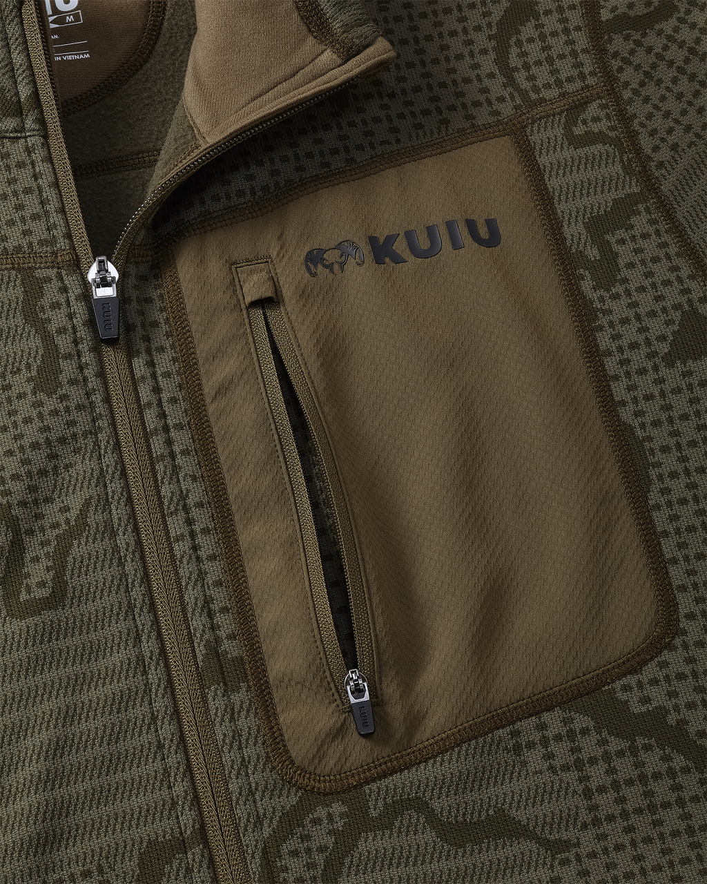 Outland Fleece Full Zip | Ash Tonal