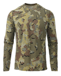 Front of Ultra Merino 120 LT Long Sleeve Crew in Valo Camouflage