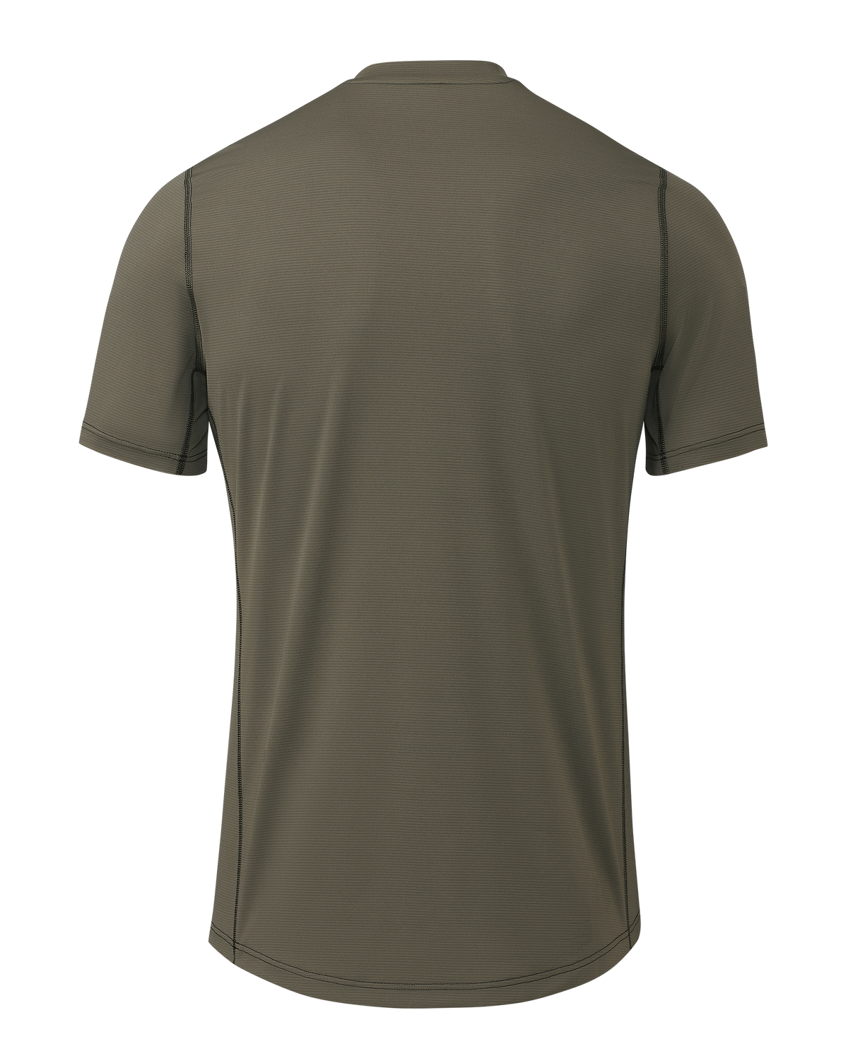 Back of Vital S1 Short Sleeve Crew Ash Brown