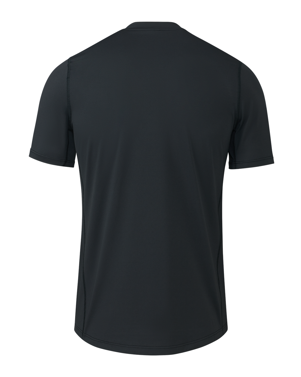 Back of Vital S1 Short Sleeve Crew in Black