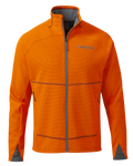 Front of Peloton 240 Full Zip in Blaze Orange