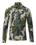 Front of Vital S2 Zip-T in Verde Camouflage