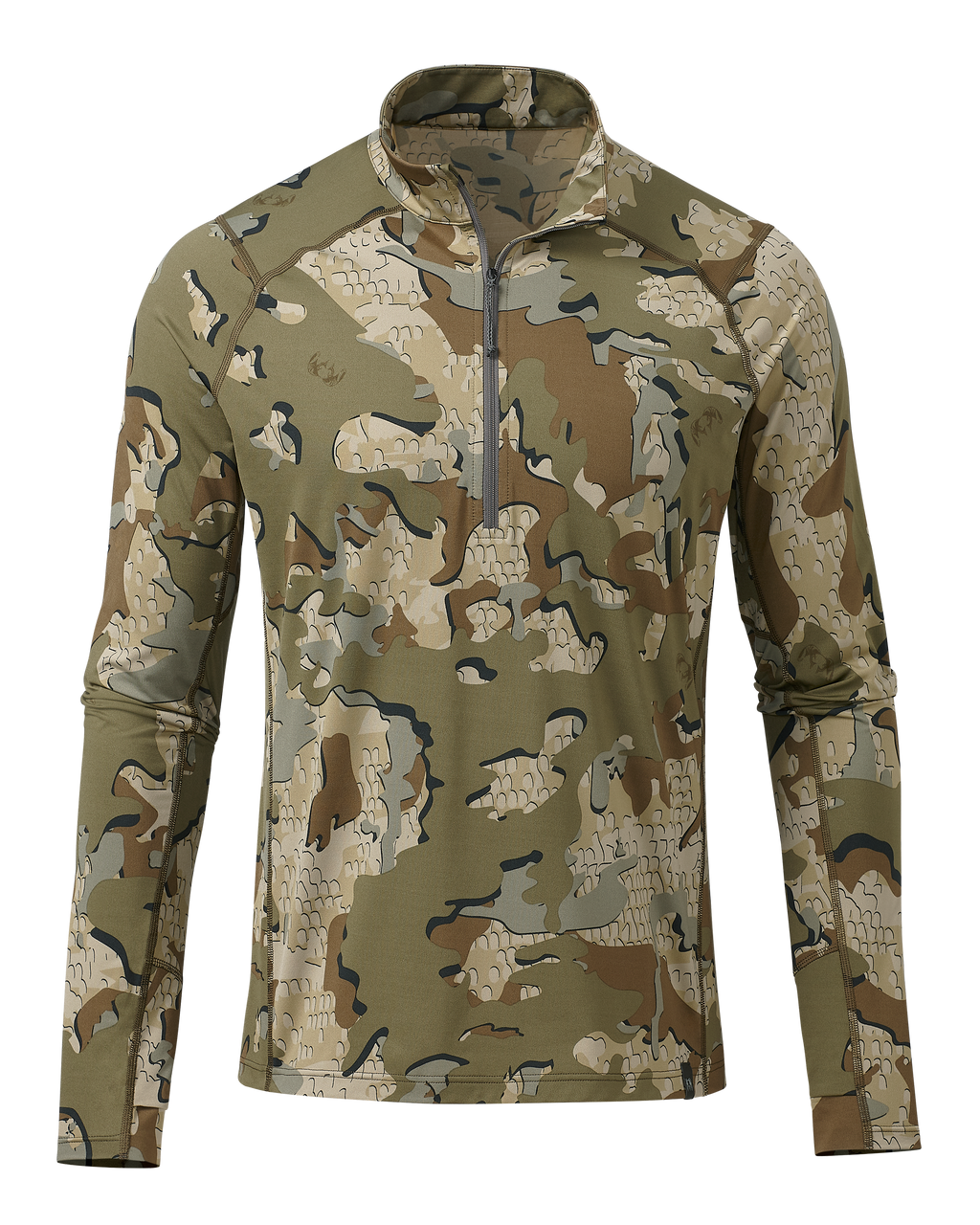 Front of Vital S2 Zip-T in Valo Camouflage