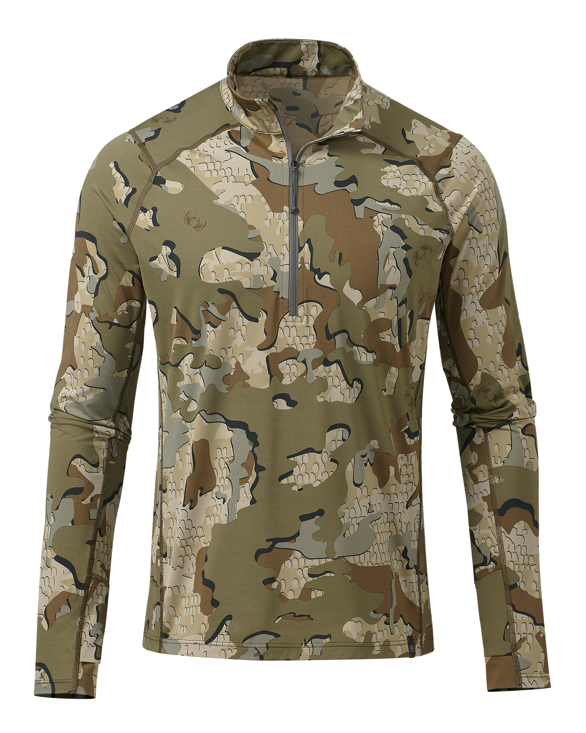 Front of Vital S2 Zip-T in Valo Camouflage