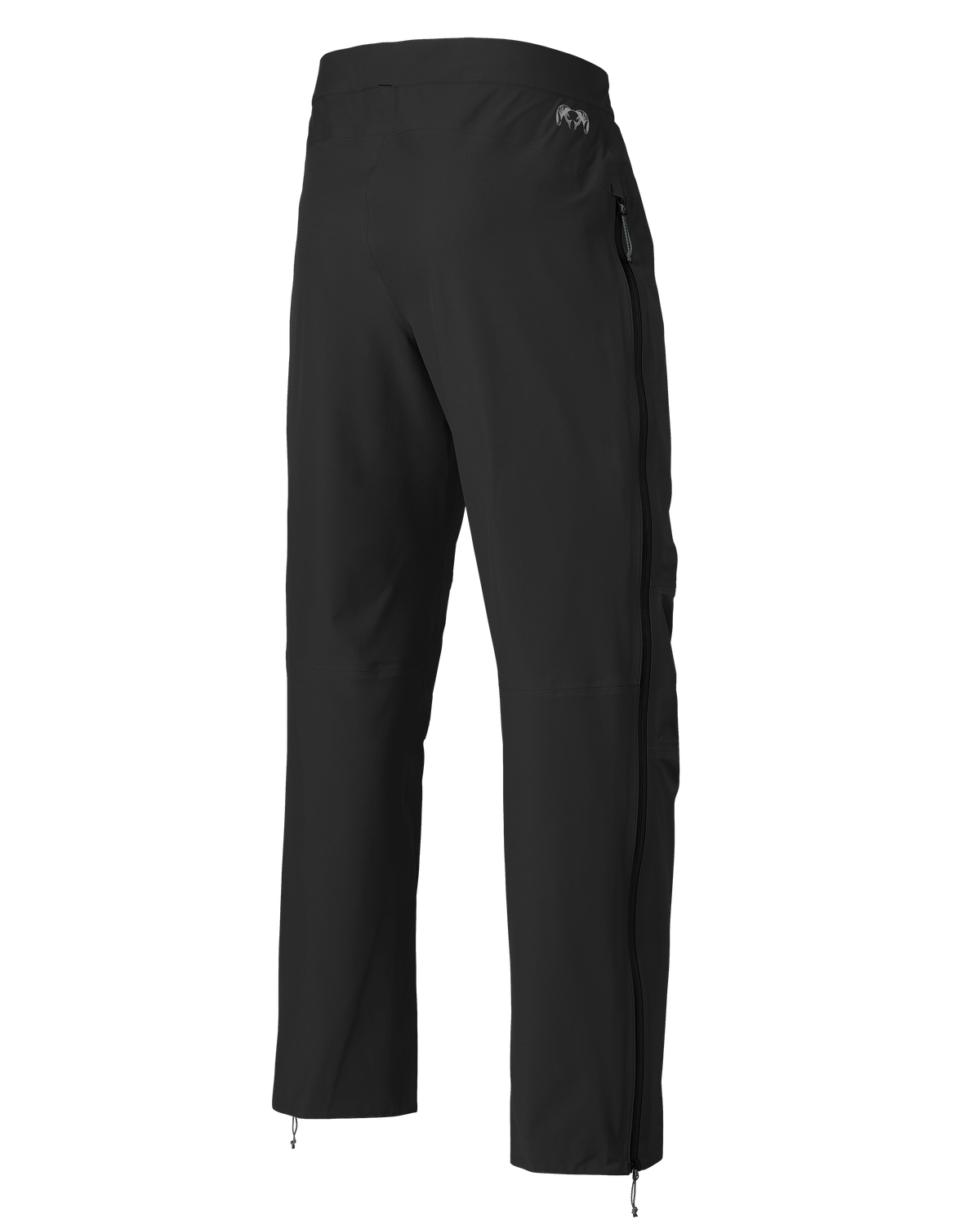Back of Chugach TR Rain Pant in Black