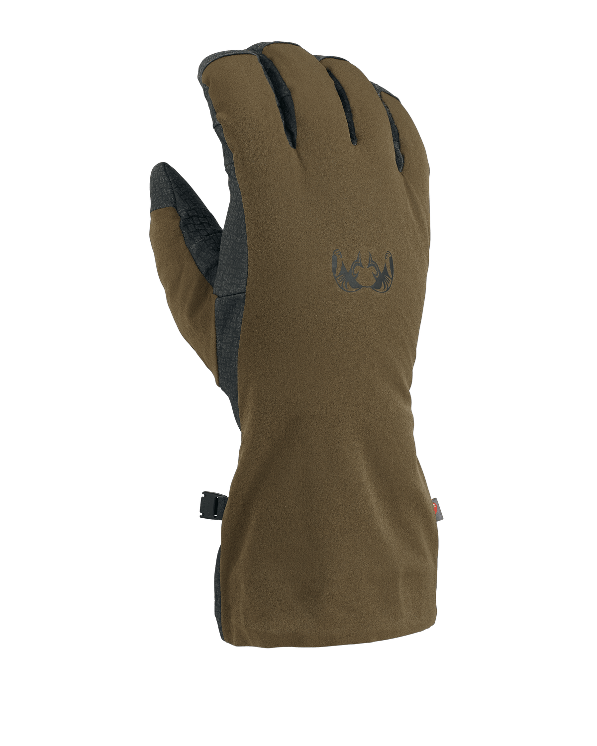 Back of Northstar Glove in Bourbon Brown