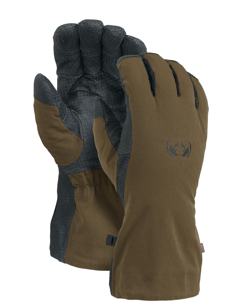 Both Palm and Back of Northstar Glove in Bourbon Brown