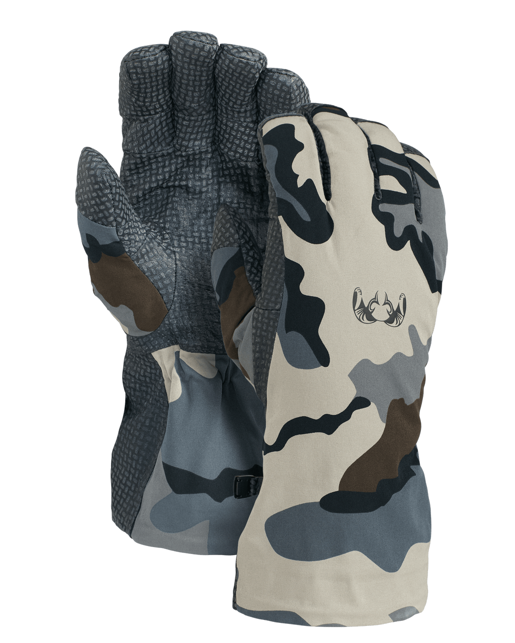 Both Palm and Back of Northstar Glove in Vias Camouflage