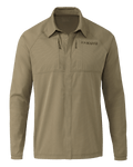 Front of Tiburon Hybrid Snap Shirt in Khaki