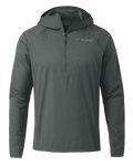 Front of Tiburon Hybrid Hoodie in Stone Grey