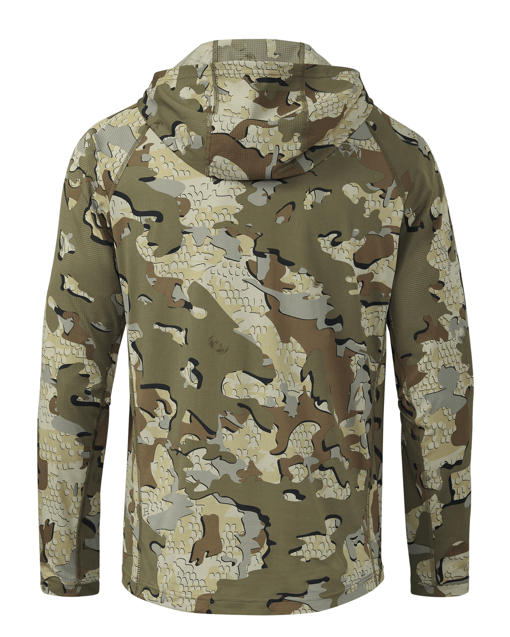 Back of Tiburon Hybrid Hoodie in Valo Camouflage