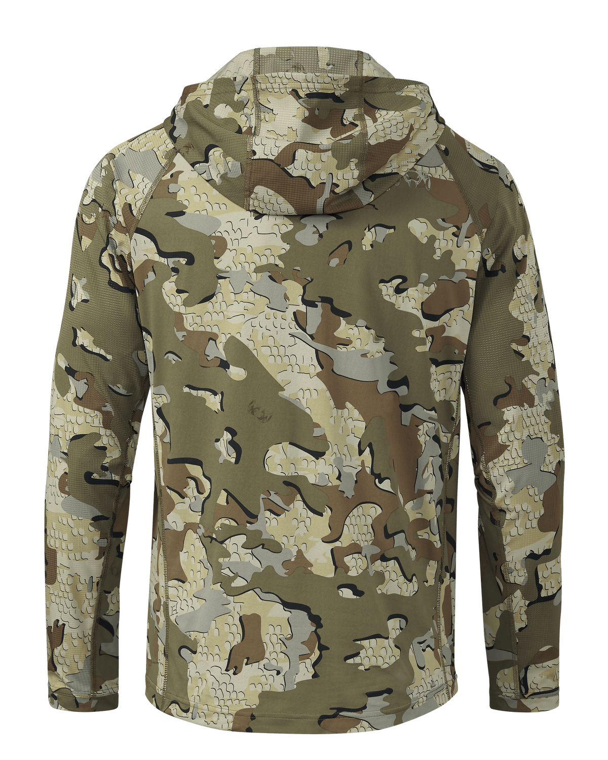 Back of Tiburon Hybrid Hoodie in Valo Camouflage