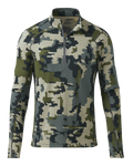 Front of Vital S3 Zip-T in Verde Camouflage