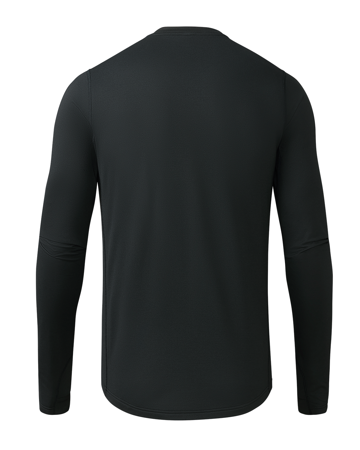 Back of Vital S3 Long Sleeve Crew in Black