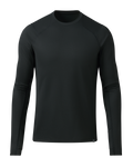 Front of Vital S3 Long Sleeve Crew in Black