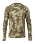 Front of Vital S3 Long Sleeve Crew in Valo Camouflage